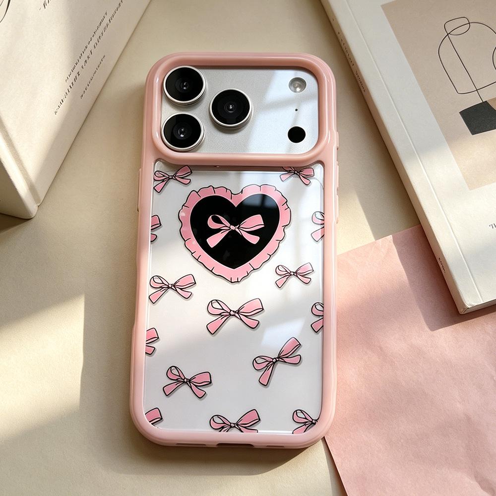

Heart Butterfly iPhone 15/14 Pro Max Case: Full Coverage, Transparent, Premium Feel iPhone 17 Pro Max