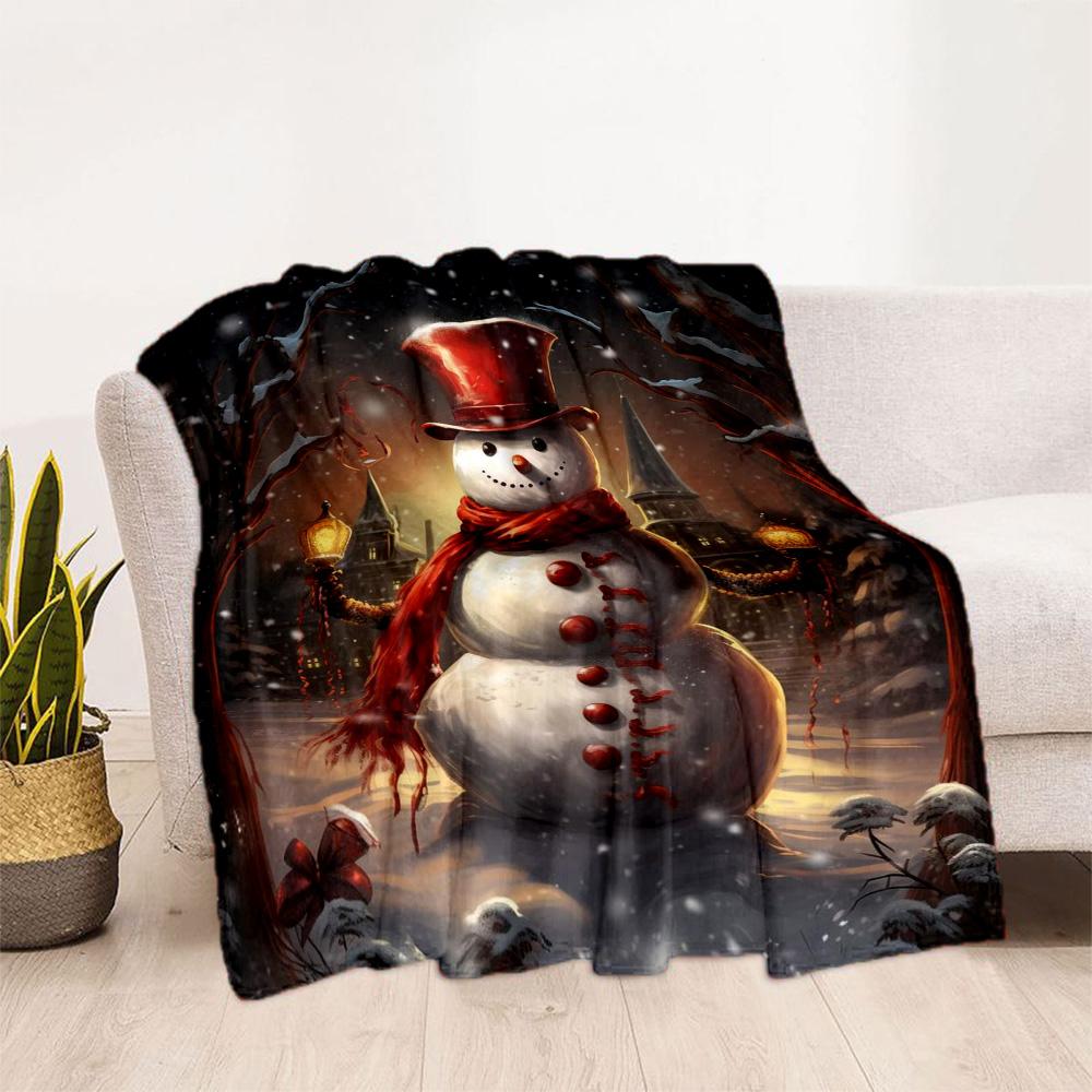 Christmas 378 Blanket Ultra-Soft Great for Picnics Chair Office Chair for All Seasons Stylish Decor Gift for Travel Home Birthdays