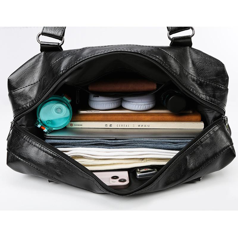 Travel bag Men's handbag Large capacity business travel bag Travel bag Business short-distance luggage bag Oblique span fitness bag