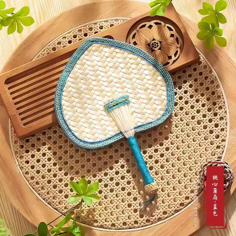 Summer Hand-Woven Traditional Baby Mosquito-Repelling Fan for Children