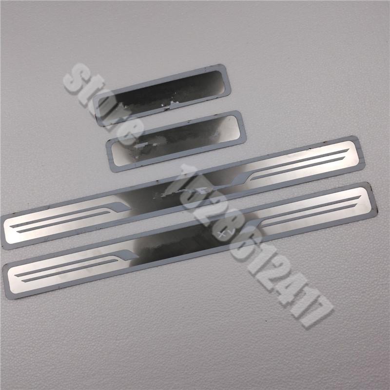 

Для Subaru XV 2012 2013 2014 2015-накладка на порог из нержавеющей стали, наклейка на педаль автомобиля, Стайлинг автомобиля