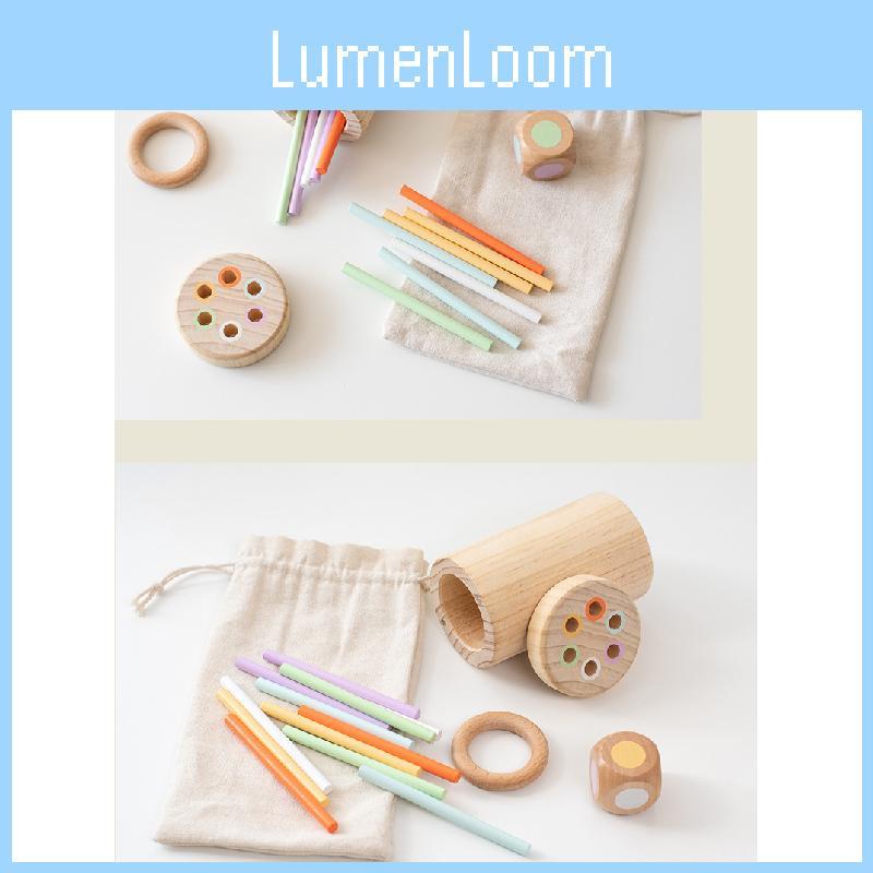 Wooden Take Color Balance Stick Game Children Puzzle Toy Set For Kids Fine Motor Skills And Concentration Development