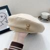 Woolen Beret Woman Shows Face Small Autumn and Winter Baby Bear Retro Cartoon Fashionable Temperament Painter Hat Woman