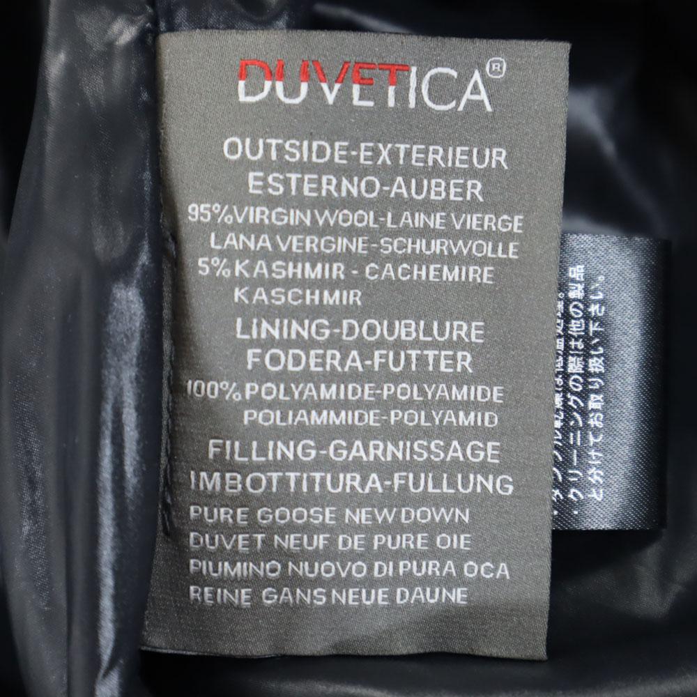 DUVETICA Long Sleeve Down Jacket 42 Gray Hood Women Used