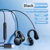 Stereo Sound Wired Headphones Type C&3.5mm Bone Conduction Earclip  Sports Earbuds