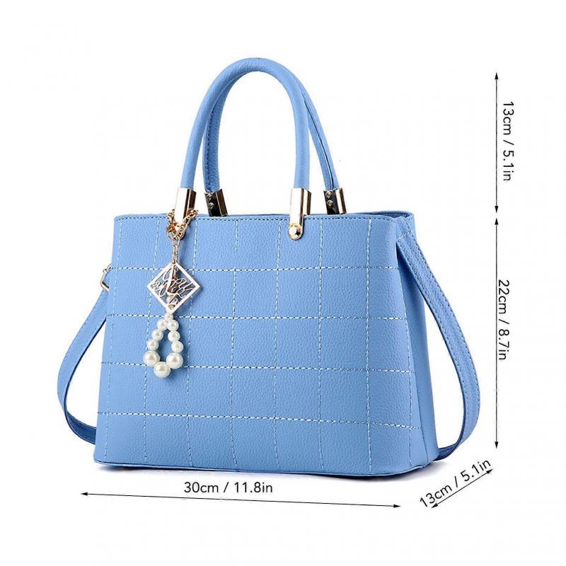 Women Handbag Versatile Shoulder Bag Top Handle Satchel Versatile Messenger Bag for Daily Work Shopping Travel Wine Red One Size