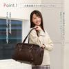 CONOMi Original Embossed Faux Leather School Bag, School Uniform Bag for Girls and Boys, Large Capacity, High School, Middle School, School Bag,
