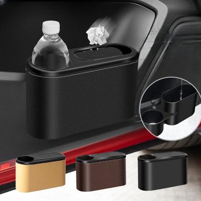Multifunctional Car Storage Box Car Trash Can Waterproof Universal Car Interior Supplies Door Hanging Storage Box