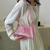 Fashionable PVC Underarm Bag Transparent Shoulder Bag Waterproof Messenger Bag Handbag Phone Bag Women Lipstick Key Storage Bag