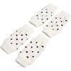 Zerodis 4pcs Dog Elbow Protector, Elastic Pet Leg Hock Protectors Warm Dog Hock Covers Pet Leg Sleeves Knitted Pet Leg Warmers Leg Support Wrap