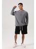 Men's Quick-Dry Striped V-Neck Long Sleeve Loose Fit Sweatshirt