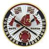 Volunteer Firefighters Challenge Coin Honor Badge Bronze Medal Commemorative Medal Home Decoration Festival Gift Souvenir