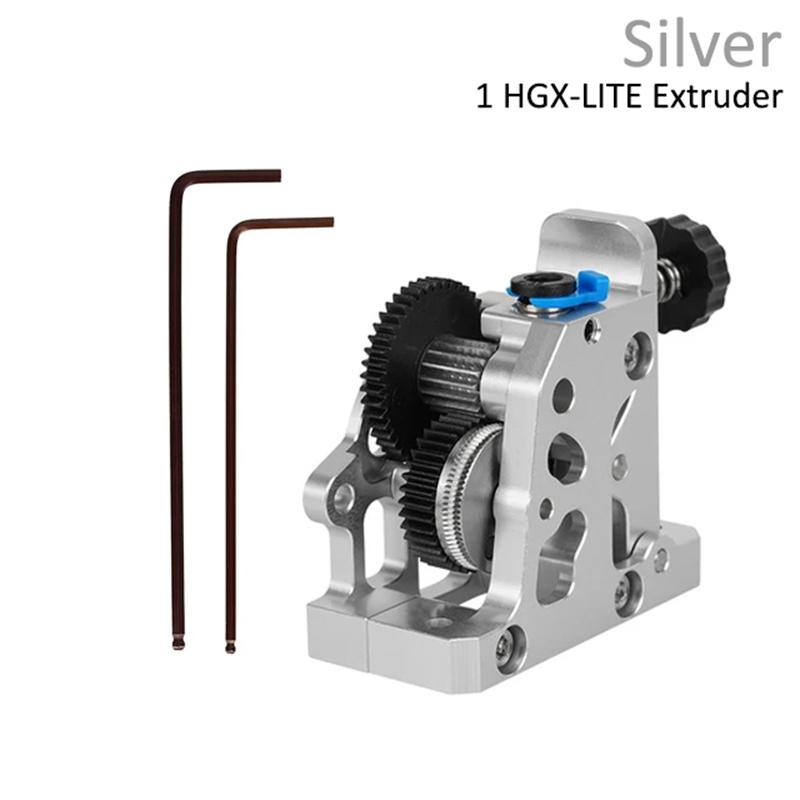 Extrusora HGX LITE Extrusora de Engrenagem Dupla Engrenagem Redutora de Aço Duro Motor de Alta Velocidade Peças para Impressora 3D para CR10 CR 10S Ender3 V2 VORON