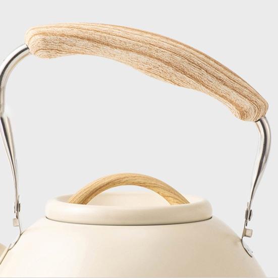 3L Pfeifender Teekessel mit hitzebeständigem, faltbarem Griff, große Kapazität, lebensmittelechte Teekanne, Küchenzubehör