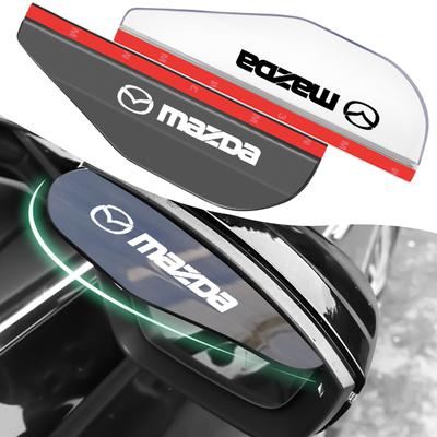2 Stück Auto Rückspiegel Seitenansicht Regenbrett Sonnenblende Augenbrauenschutz Für 3 7 8 Atenza Axela 5 6 323 500 RX7 RX8 CX9 CX30 CX7 CX6 CX5