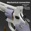 New Magnum Zp-5 357 Long Alloy Revolver Soft Bullet Can Be Fired Pistol Boy Simulation Toy Repeating Pistol Children's gifts