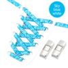 Elastic Laces Press Lock No Tie Shoelaces Without Ties AF1/AJ Cashew Flower Sports Kids Adult 8MM Thick Tennis Colorful Shoelace