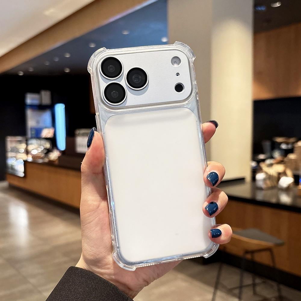 Candy Color Shockproof Armor Phone Case For iPhone 17 16 15 14 13 Pro Max 16Pro 17Pro Cases Airbag Bumper Protector Cover