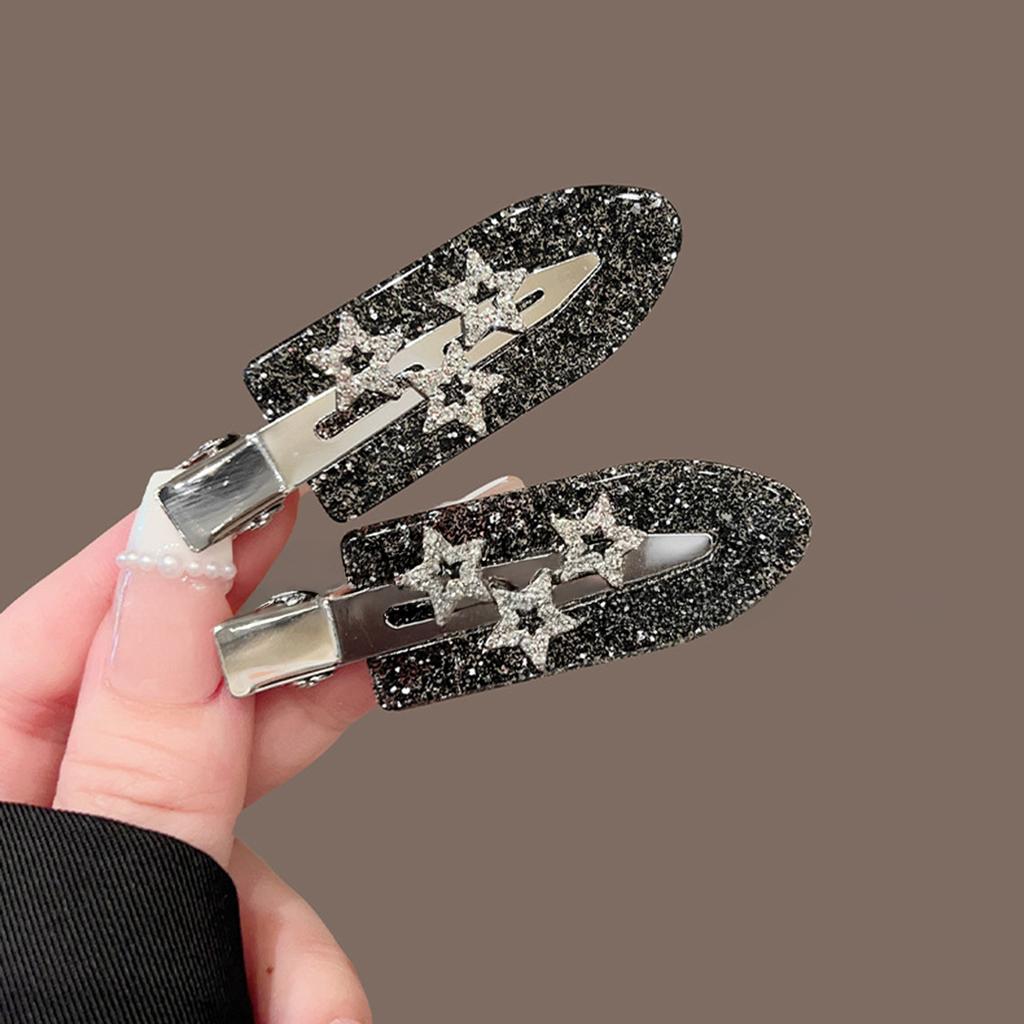 Metall-Stern-Haarspange für Pony, haarschonende Haarnadeln, unsichtbarer Halt, modische Haaraccessoires für Damen, Party, Hochzeit, Styling