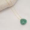 Minimalist Stone Necklace Stainless Steel Collarbone Chain Waterdrop Pendant Necklace  Girls