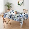 Coastal Sea Turtle Rectangle Table Cloth for Table Decor Waterproof Machine Washable Reusable Tablecloth for Table Dining Room