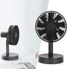 Desk Fan USB Charging 3 Speeds Strong Airflow 90 Degree Head Shaking 4 Timeing Modes Desktop Small F
