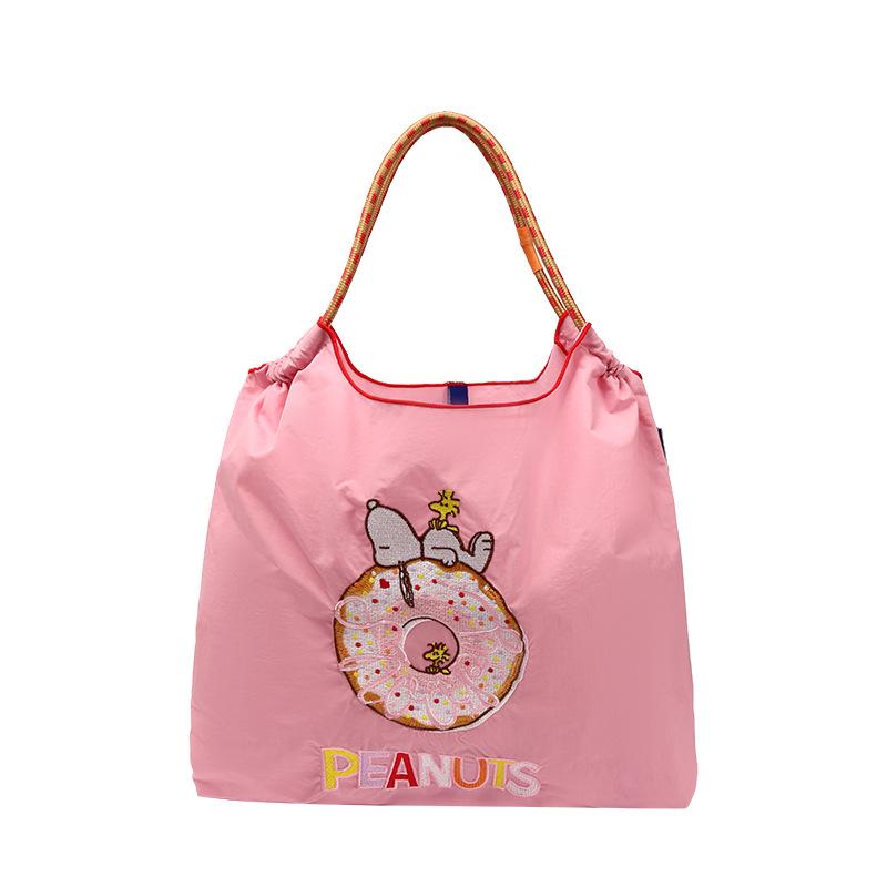 Women's Embroidered Snoopy Donut Waterproof Nylon Handbag – Crossbody & Shoulder Bag