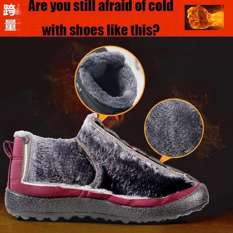 Winter Herren und Damen wasserdichte Schneestiefel rutschfeste warme Winterstiefel