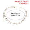 Sexy Tassel Waist Chain Belt Zircon Rhinestone Belly Body Chain Fashion Trend Zircon For Women Festival Rave Party Accessories