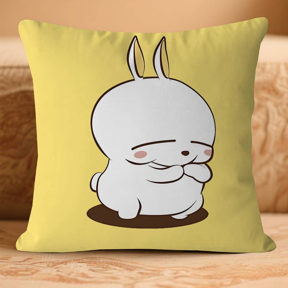 MashiMaroS Anime Cartoon Pillow Case Removable Washable Cushion Cover – All-Season Soft Linen
