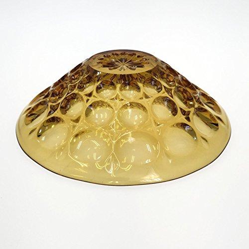 Aderia (ADERIA) Medium Bowls, Amber, Maximum 15cm x 4.5cm High, Suigetsu Design, Set of 3, Made in Japan, F-70385