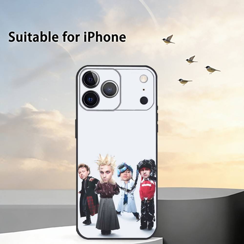 

5 Seconds Of Summers 5SOS Phone Case Silicone Soft For IPhone 17 16 15 14 13 12 11 X XR Plus Pro Max Plus iPhone14ProMax