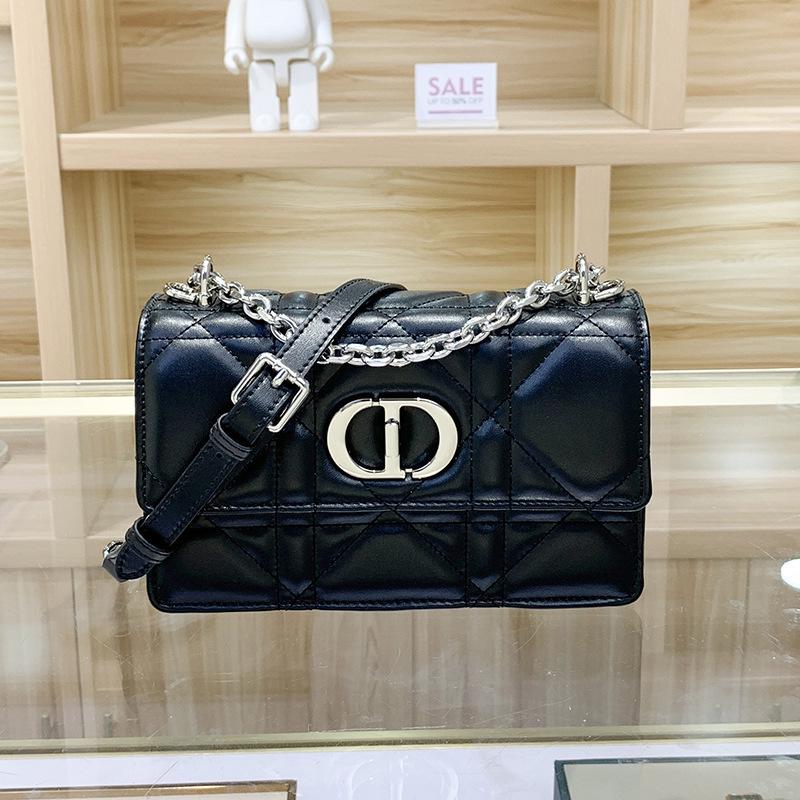 2025 Сумка через плечо высокого класса с ромбовидным узором чёрный