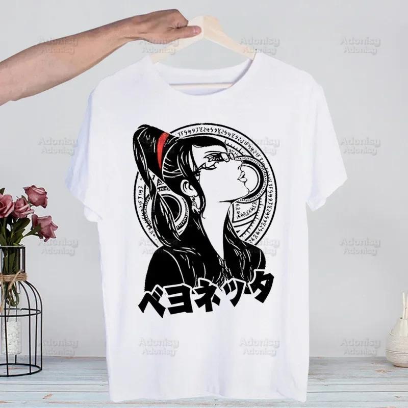 Game Bayonetta Harajuku T-shirts Summer Men/Women Hip Hop Funny Print Tshirt Streetwear T Shirt Short Sleeve Tee Top