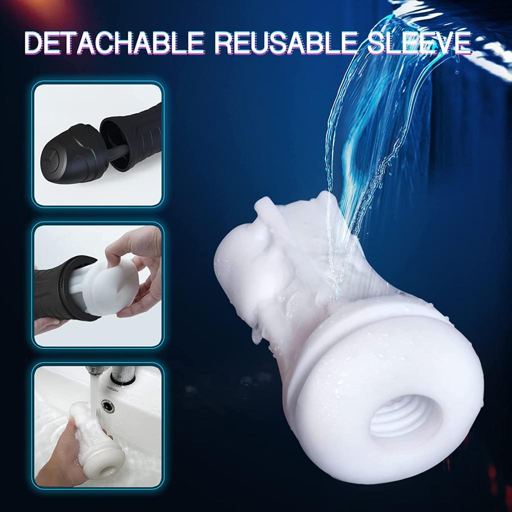 Meilang Electric Masturbation Cup Automatic Real Clip Suction Masturbation Device Men's Adult Sex Product