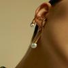 European and American fashionable ladies elegant irregular ear hooks personalized creativity cold style temperament versatile earrings