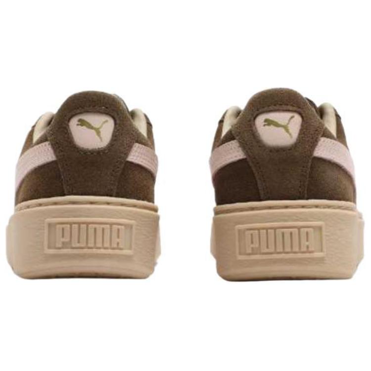 Women's Sneakers PUMA Suede Platform Low top Skateboard Shoes Women's Brown