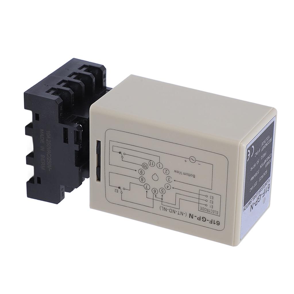 Niveau-Relais LED-Anzeige Lange Lebensdauer Flammenhemmendes PVC-Gehäuse Hochleistungs-Wasserstandregler