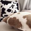 Fluff Cow Pattern Pillowcase 45CM Cushion Cover Home Decor Throw Pillowcover  Sofa/Bed