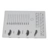 2 in 1 Eyelash Extension Tray 6 To 17mm Acrylic Clearly Marked Professional Eyelash Pallet for Lash
