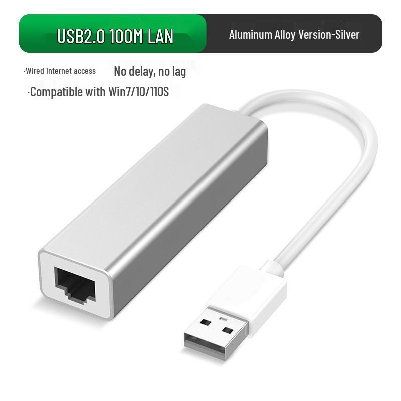 Type-C to Ethernet Adapter: USB to RJ45 Gigabit Network Card