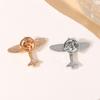 Simple Mini Airplane Brooch Pricked Horse Pin Badge Suit Shirt Accessory