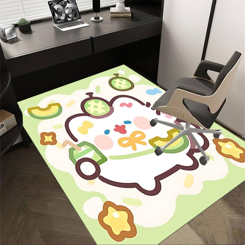 

1PC Avocado Milk Extra Large Non-Slip Floor carpet, Office, family, bedroom, Studio - Large Area Rug Indoor Rugs, Vibrant Colors-W272 60cm by 90cm