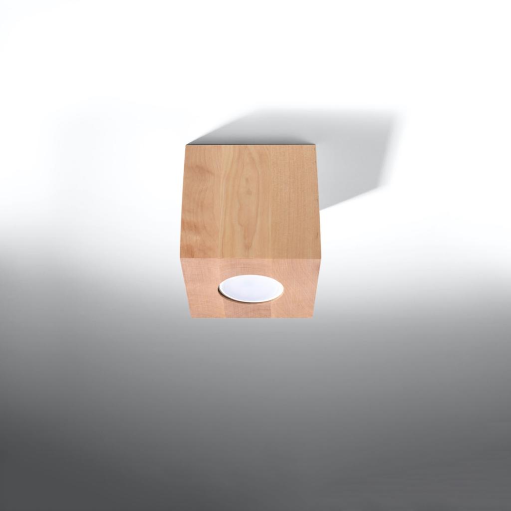 Plafon Delta 1 Gu10 Naturalne Drewno Wood Lumilo 04.299.93