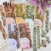 1pack/10Pcs Plant Flower Ladder Theme Stickers Retro Fresh Style DIY Handmade Album Scrapbooking Decorative Supplies