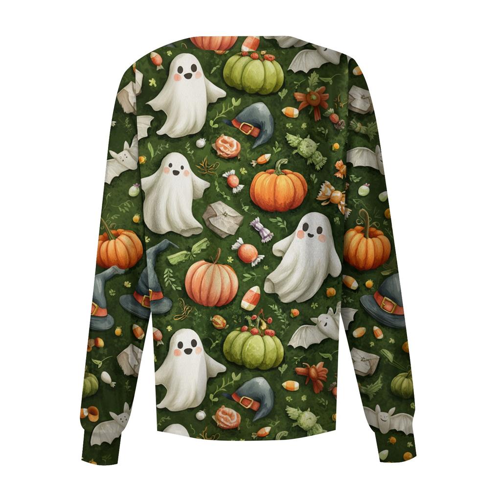 Women's Casual Long Sleeve Single Breasted  Printed Dry-nurse Top