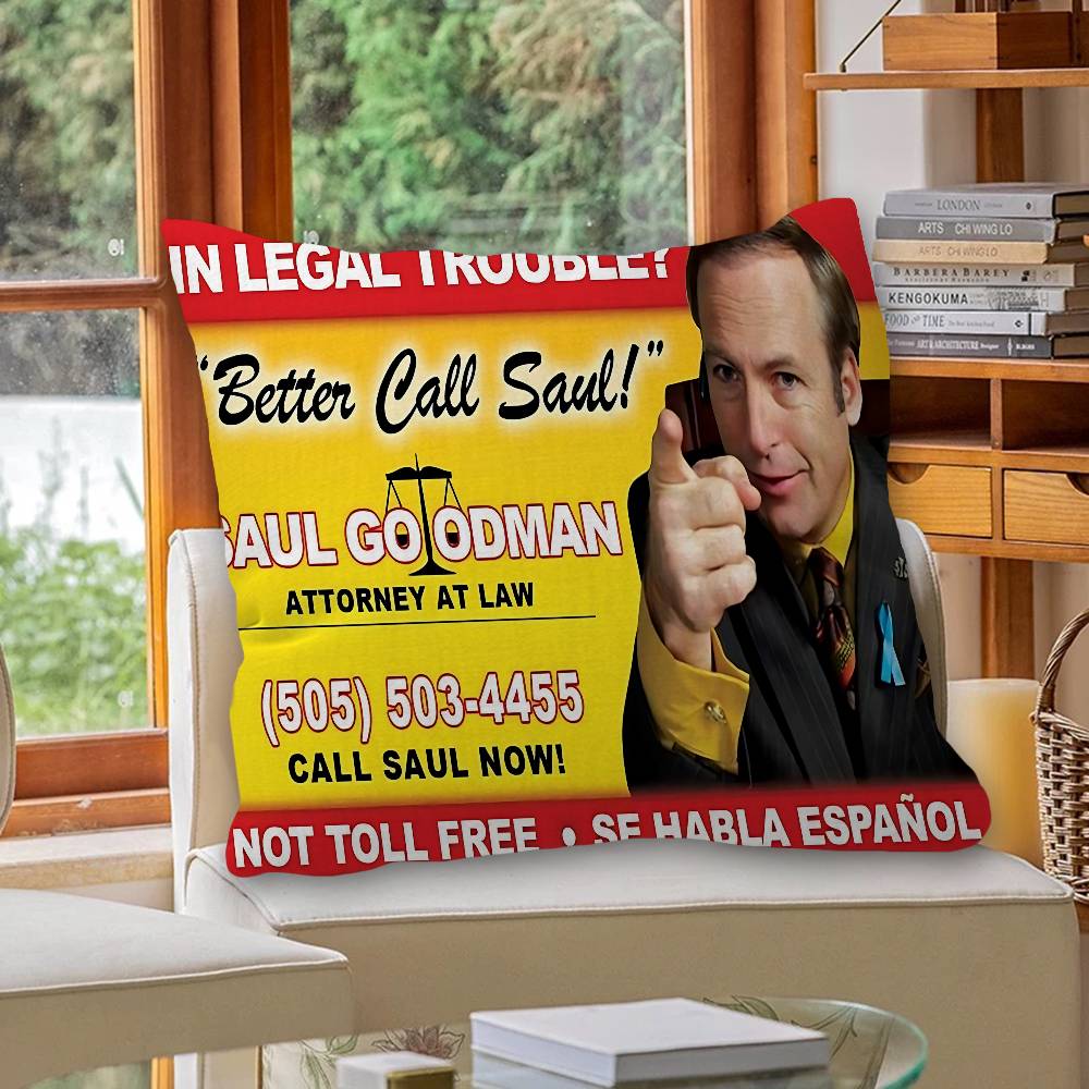 Classic Better Call Saul Personalized Pillow Cover Kids Bedroom Wild Party Decor Pillowcase Kid Birthday Shower Gift