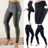 Women High Waist Yoga Leggings With Side Pockets And Push Up Design For Active Workout