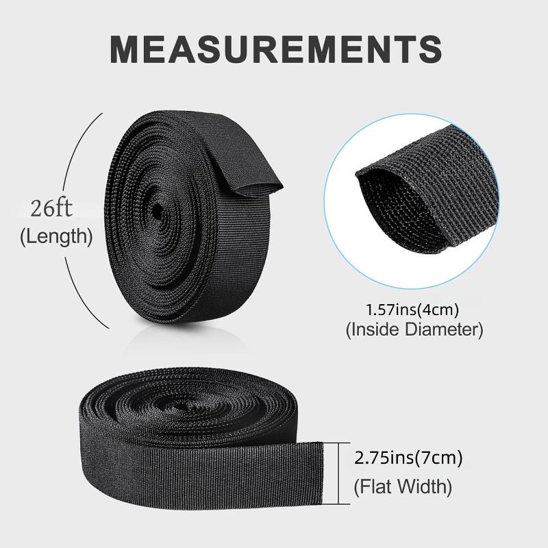 10mm 50mm Wear Resistant Hydraulic Hose Sleeve Protection Nylon Sheath For Car Maintenance
