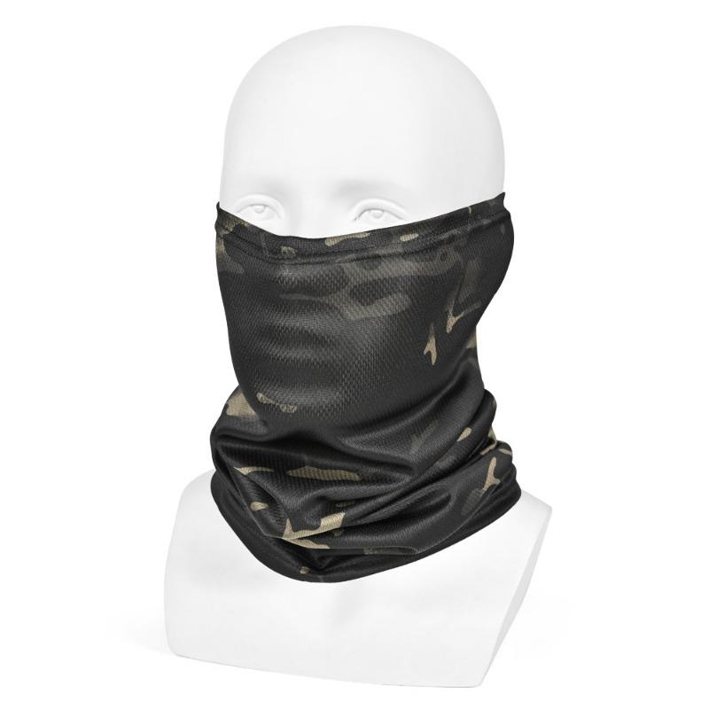 Multifunctional Tactical Camouflage Neck Scarf For Outdoor Cycling Hiking Fishing Sunscreen